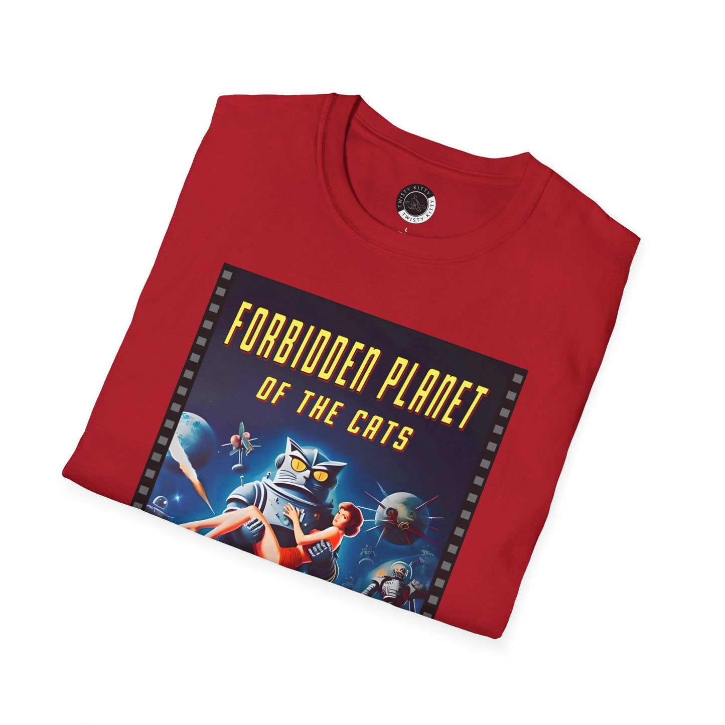 Forbidden Planet of the Cats - Adult T-shirt