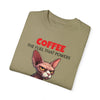 Coffee Disdain - Adult Unisex Garment-Dyed T-shirt