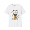 Maneki-Neko Repelling Cat - Adult T-Shirt
