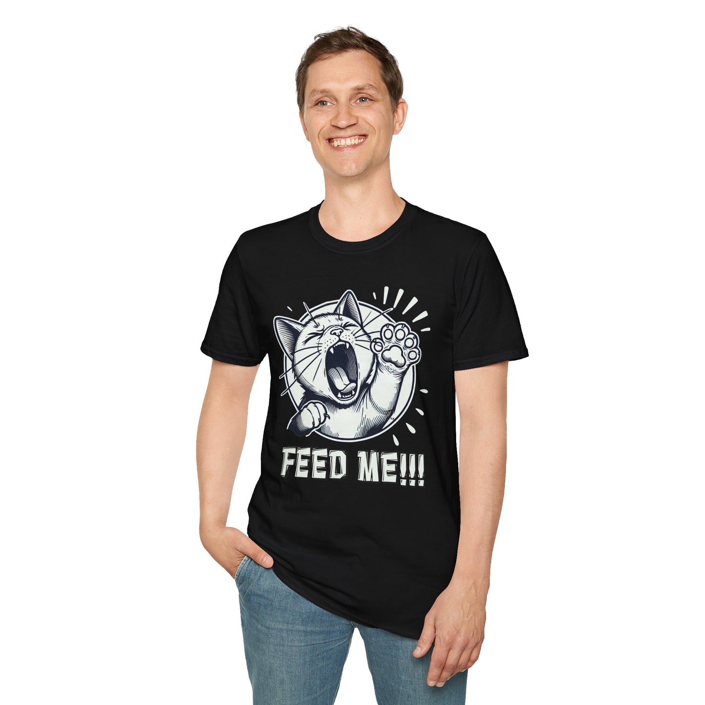 Promotional Sales Advertising Shirt - Feed Me (Two-sided)