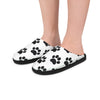 Cozy Paw Print Women's Indoor Slippers