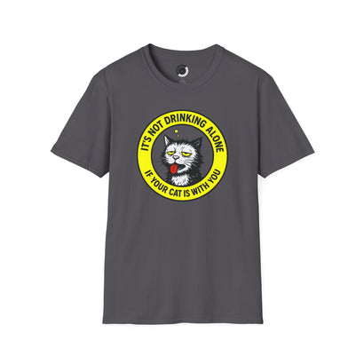 Drinking Alone - Adult T-Shirt