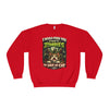 Zombie Push horror cat parody sweatshirt adult true red front view