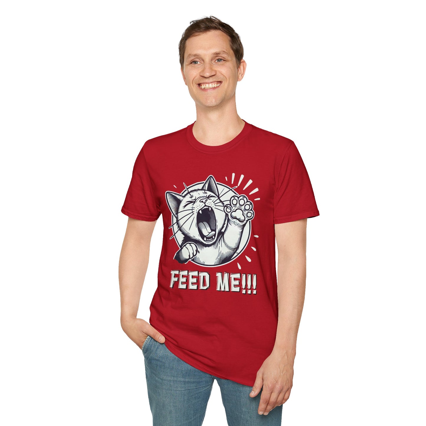 Promotional Sales Advertising Shirt - Feed Me (Two-sided)