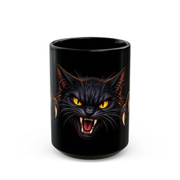 Black Cat Claw Mug – Scary Feline Halloween Coffee Cup (11oz & 15oz)
