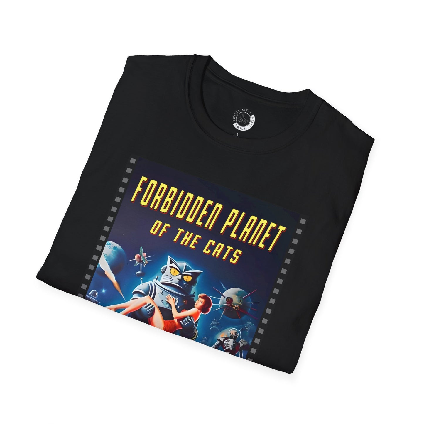 Forbidden Planet of the Cats - Adult T-shirt