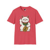 Maneki-Neko Repelling Cat - Adult T-Shirt