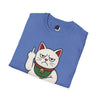 Maneki-Neko Repelling Cat - Adult T-Shirt