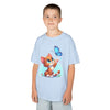 Cute Cat and Butterfly Kids Heavy Cotton Tee