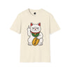 Maneki-Neko Repelling Cat - Adult T-Shirt