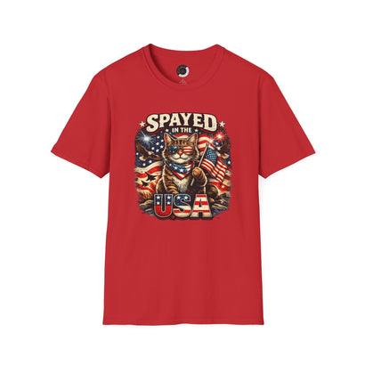 Spayed in the USA - Adult T-Shirt