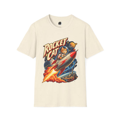 Rocket Cat - Adult T-Shirt