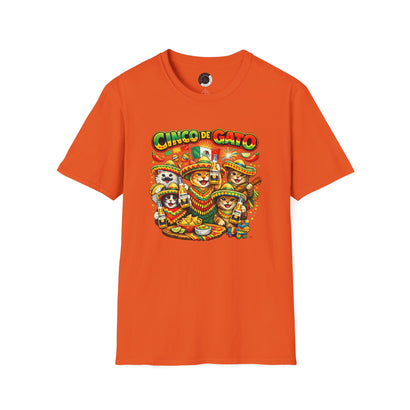 Cinco de Gato - Adult T-Shirt