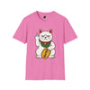 Maneki-Neko Repelling Cat - Adult T-Shirt