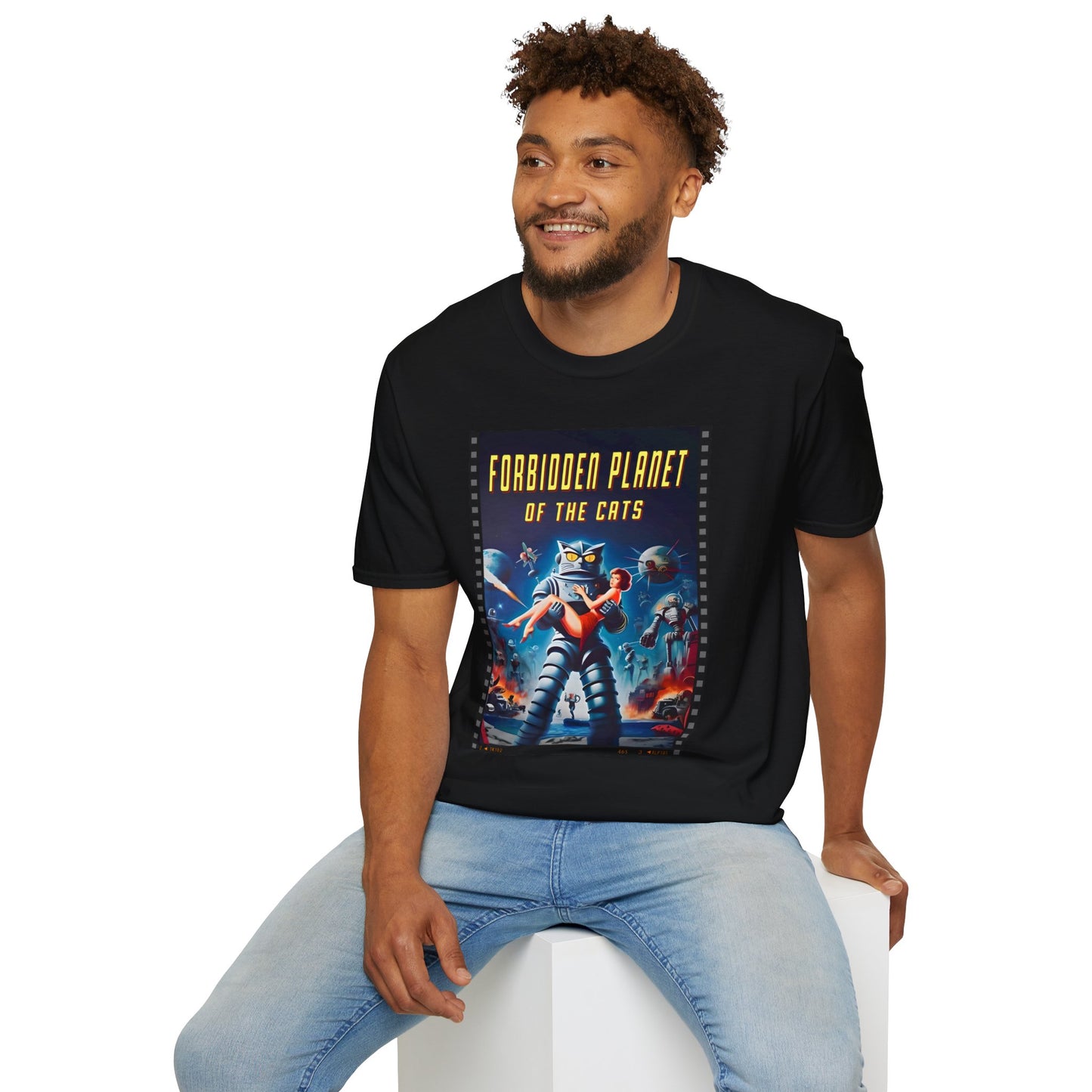 Forbidden Planet of the Cats - Adult T-shirt