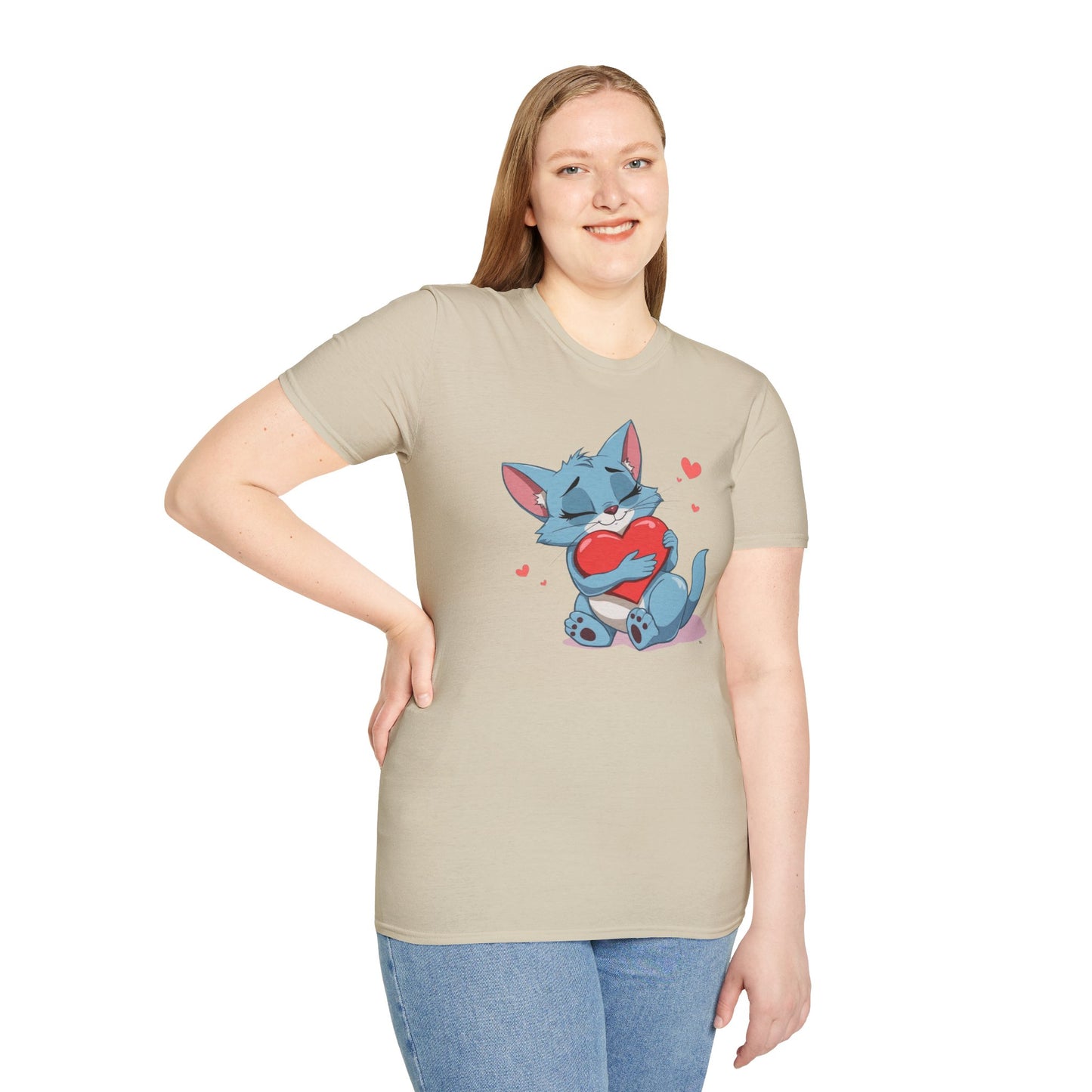 Promotional Sales Advertising Shirt - Cat Love (Two-sided)