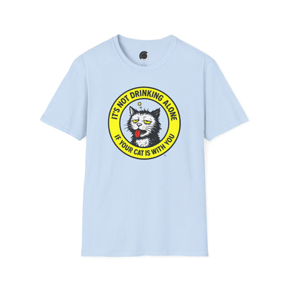 Drinking Alone - Adult T-Shirt
