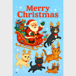 Christmas Sleigh - Yard Sign