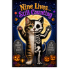 Nine Lives - Still Counting Halloween Garden Flag